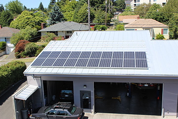 solar power installation at swedish automotive!